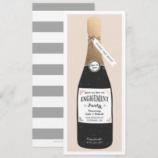 Bubbly Engagement Party Invite