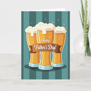 Bubbly Fathers Day Banner Card