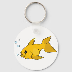 Bubbly Goldfish Keychain