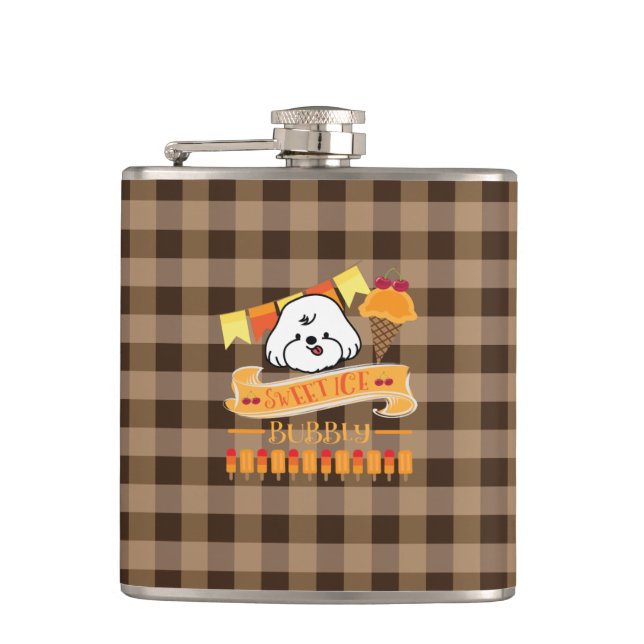 bubbly loves ice cream flask (Front)
