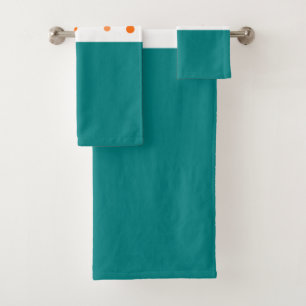 Bubbly Orange Soda Bath Towel Set
