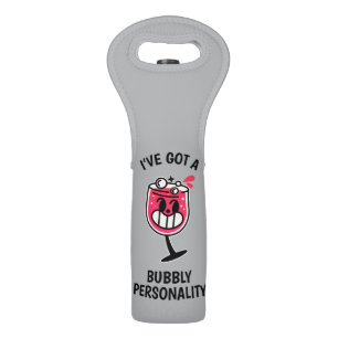 Bubbly Personality – Wine Tote