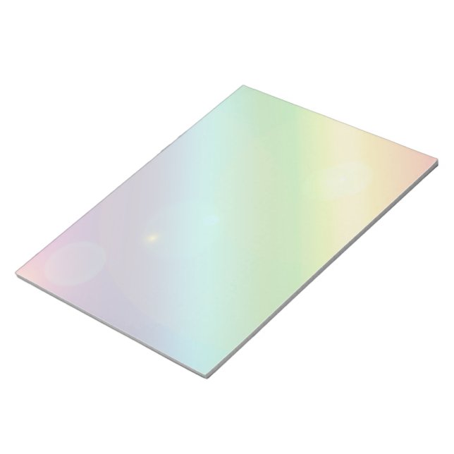 Bubbly Rainbow Notepad (Angled)