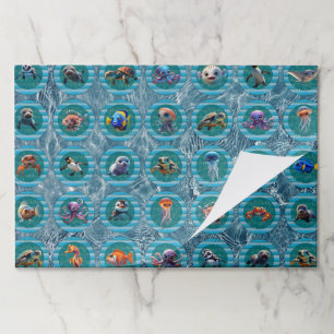 Bubbly Sea 2 Large Tearaway Paper Placemat Pad