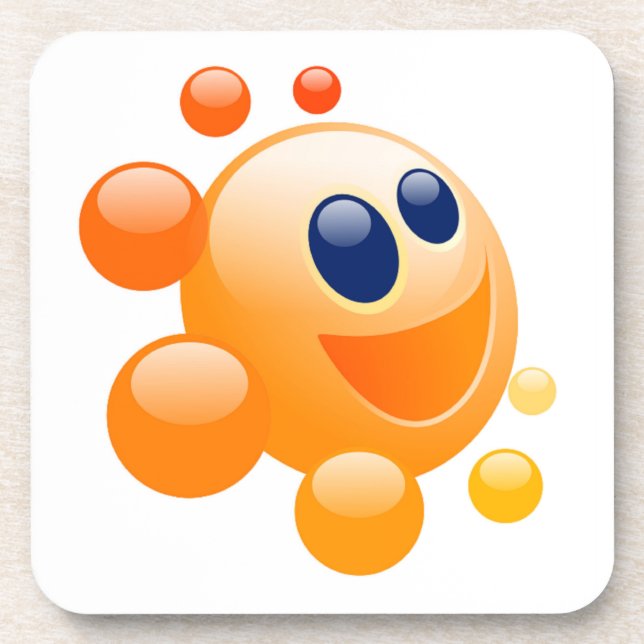 BUBBLY SUN BEVERAGE COASTER (Front)