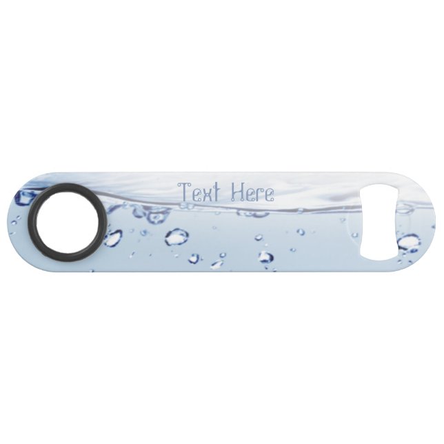 Bubbly Water Custom Bar Key Speed Opener (Front (Horizontal))