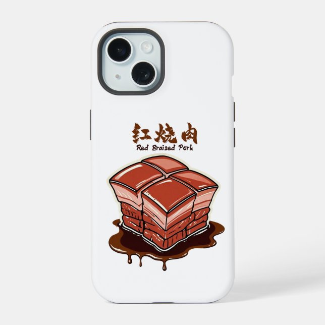 ​BubblyCuddle Red Braised Pork Iphone Case (Back)