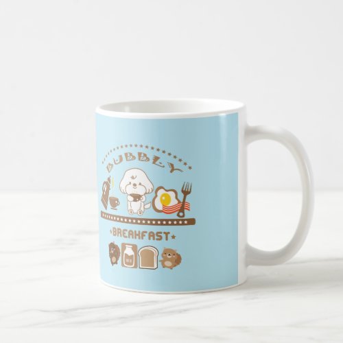 Bubblys breakfast coffee mug