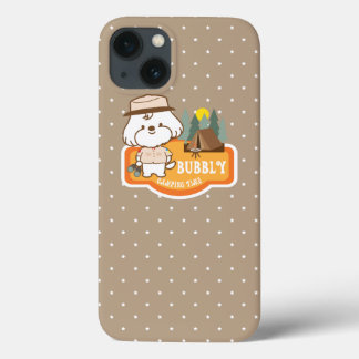 Bubbly's camping time iPhone 13 case