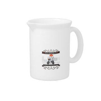 Bubbly's motorbike riding beverage pitcher