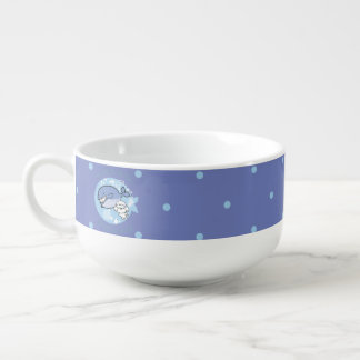 Bubbly's swimming with whale soup mug