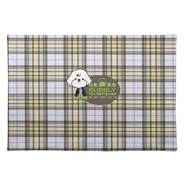 bubbly's tea party placemat (Front)