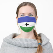 Bubi Bantu people flag ethnic symbol Adult Cloth Face Mask (Worn)