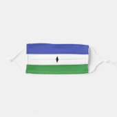 Bubi Bantu people flag ethnic symbol Adult Cloth Face Mask (Front, Folded)