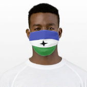 Bubi Bantu people flag ethnic symbol Adult Cloth Face Mask (Worn)