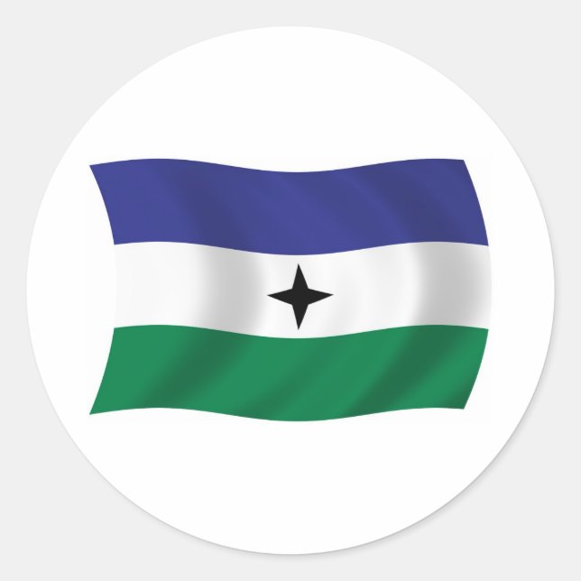 Bubi Nationalist Flag Sticker (Front)
