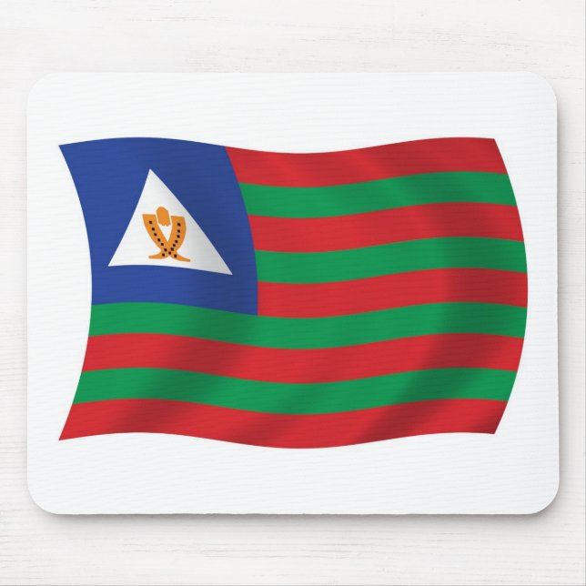 Bubi Tribal Flag Mousepad (Front)