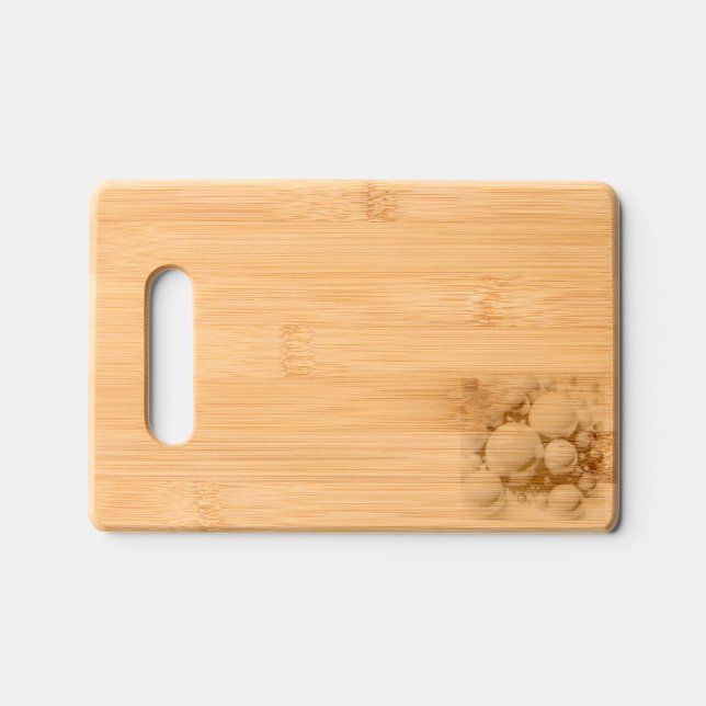 bublles engraved cutting board (Front)