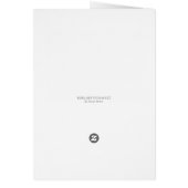 BUBO & PYEWACKET BLACK CAT GREETING CARD Blank (Back)