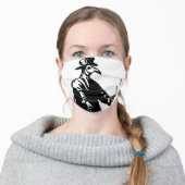 Bubonic Plague Seventeenth-century Beak Doctor Adult Cloth Face Mask (Worn)