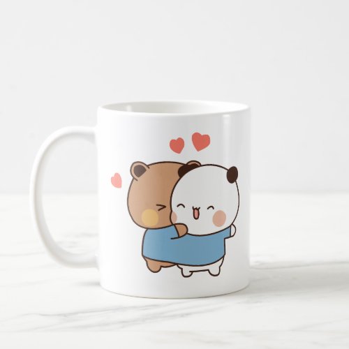 bubu and dudu Milk and Mocha Bears Kawaii couple Coffee Mug