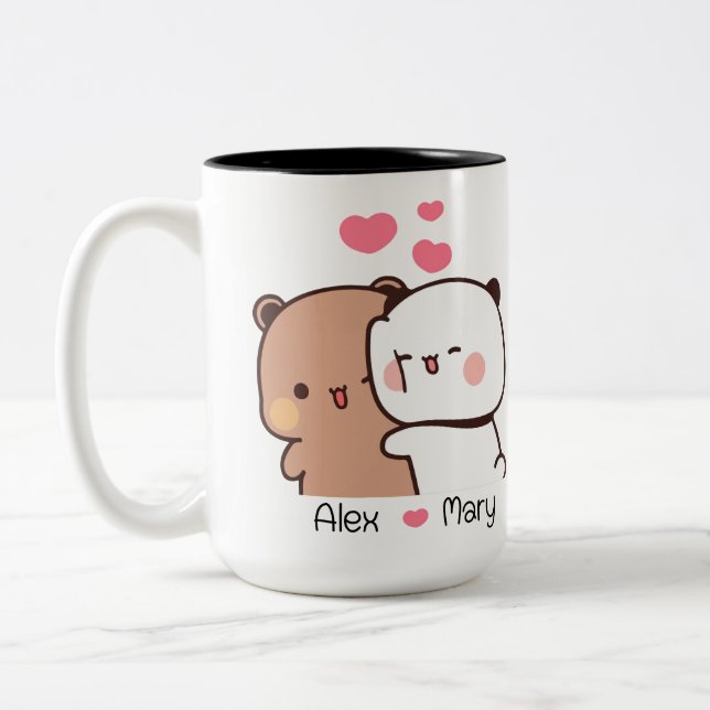 Bubu and Dudu Mug – Personalized Couple Gift (Left)