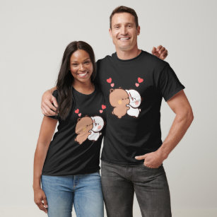 Bubu and Dudu, Panda And Brownie Bear Couple T-Shirt