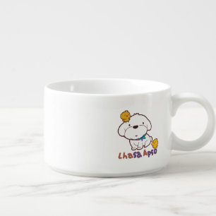 bubu and guagua( Lhasa apso and little chicken) Bowl