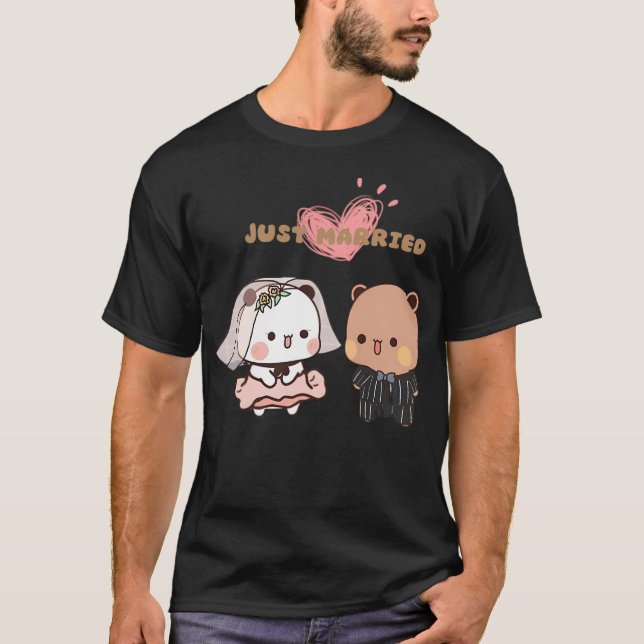 Bubu Dudu Just Married T-Shirt (Front)