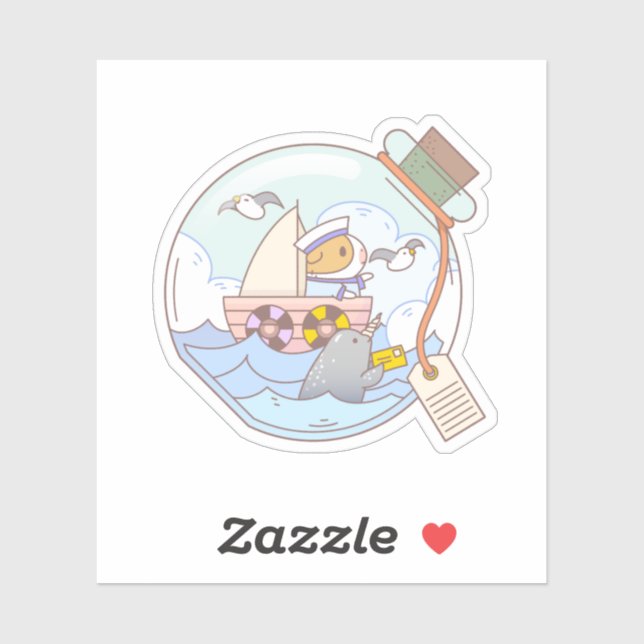 Bubu the Guinea pig, A jar of Adventure Sticker (Sheet)