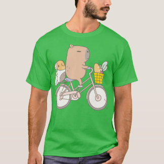 Bubu the Guinea Pig Biking  T-Shirt