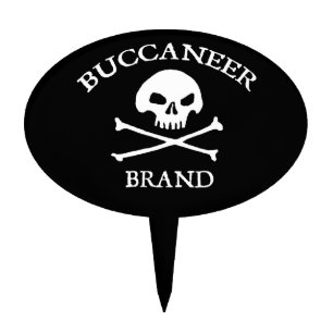 Buccaneer Brand Cake Topper