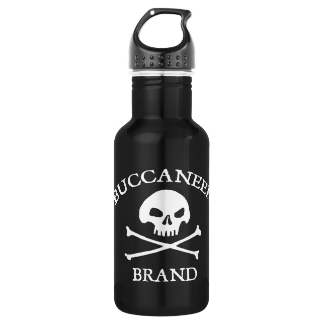 Buccaneer Brand Water Bottle (Front)