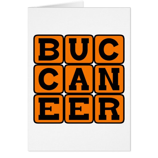 Buccaneer, Sea Pirate Cards (Front)