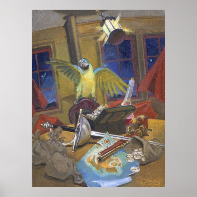 Buccaneer's Booty – Pirate Art by Kulhanek Poster (Front)