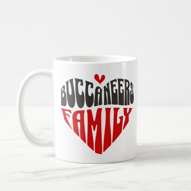 Buccaneers Family Fan Gift Coffee Mug (Left)