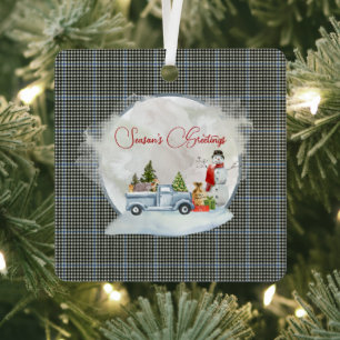 Buccleuch Original Scottish Tartan  Metal Ornament