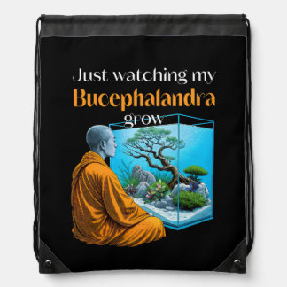 Bucephalandra Zen – A Meditative Aquascaping Drawstring Bag
