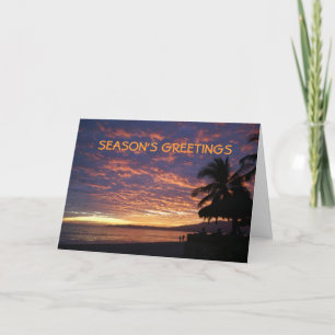 Bucerias Beach Christmas Card