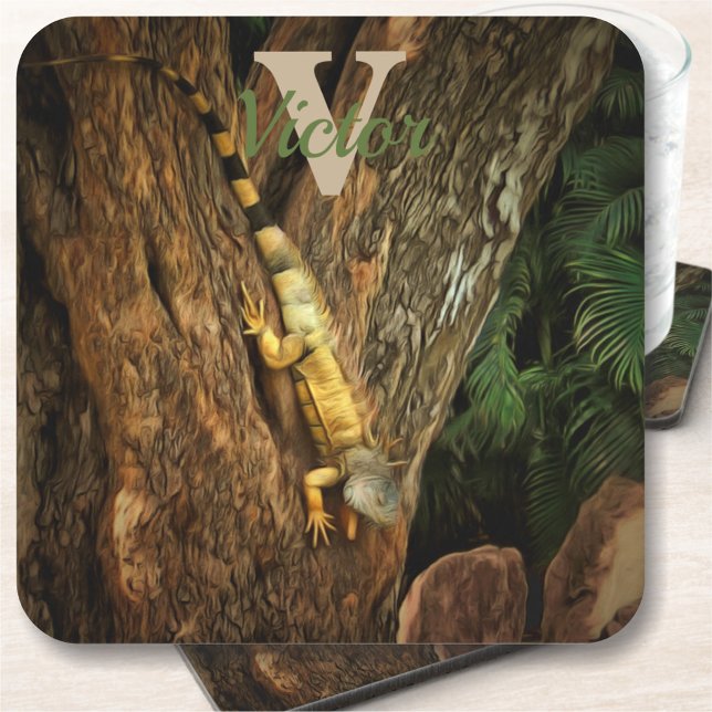 Bucerias Iguana 1069 Beverage Coaster (Creator Uploaded)