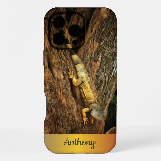Bucerias Iguana 1069 Iphone Case (Back)
