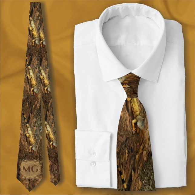 Bucerias Iguana 1069 Neck Tie (Creator Uploaded)