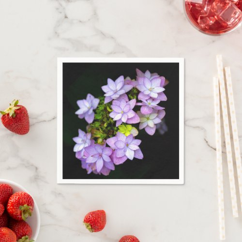 Buch of Many Petaled Purple Flowers Napkins