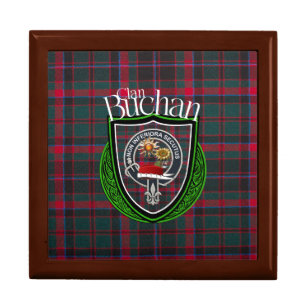 Buchan Scottish Clan Tartan & Crest Gift Box