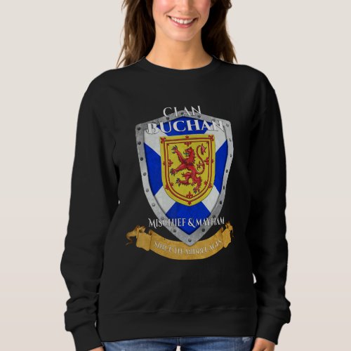 Buchan Scottish Family Clan Scotland Shield Sweatshirt