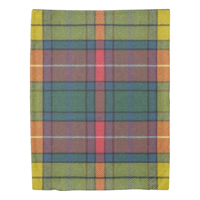 Buchanan Ancient Tartan Pattern Duvet Cover (Front)