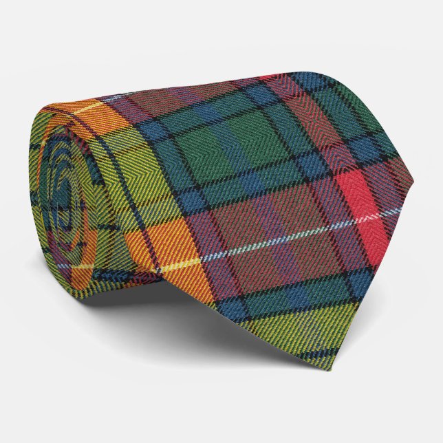 Buchanan Ancient Tartan Pattern Neck Tie (Rolled)