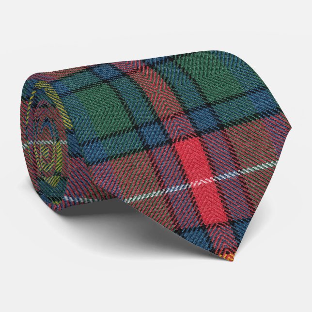 Buchanan Ancient Tartan Pattern Neck Tie (Rolled)