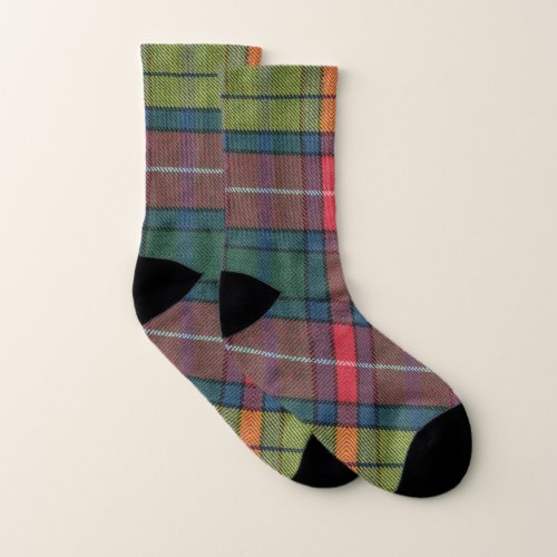 Buchanan Ancient Tartan Pattern Socks