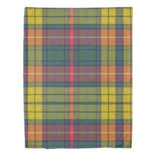 Buchanan Ancient Tartan Plaid Pattern Duvet Cover